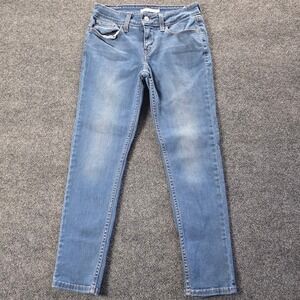 Levis 535 Super Skinny‎ Jeans Womens 28 Medium Wash Blue Denim Low Rise 535-0016